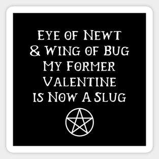 Anti-Valentine's Day Funny Love Spell Cheeky Witch® Sticker